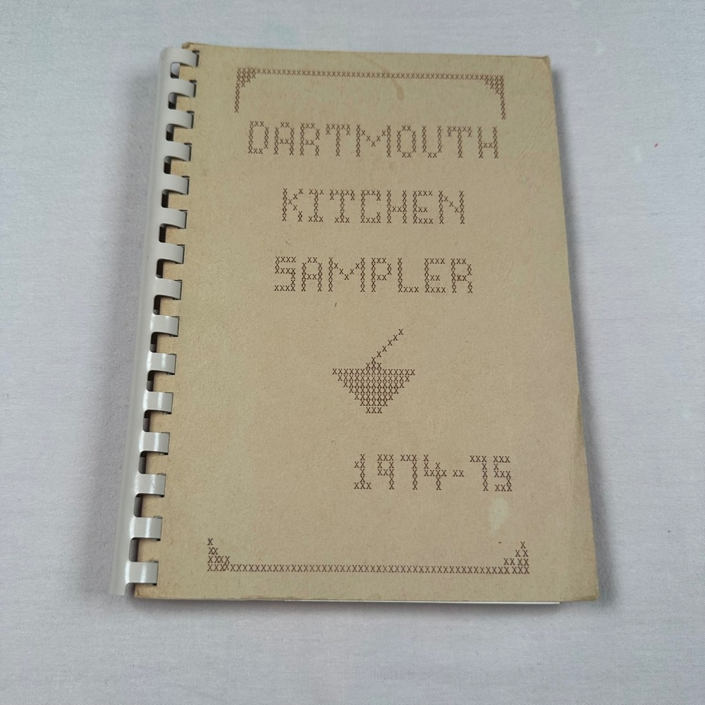 Vintage Spiral Bound Kitchen Cookbook Dartmouth Elementary School, Richardson TX